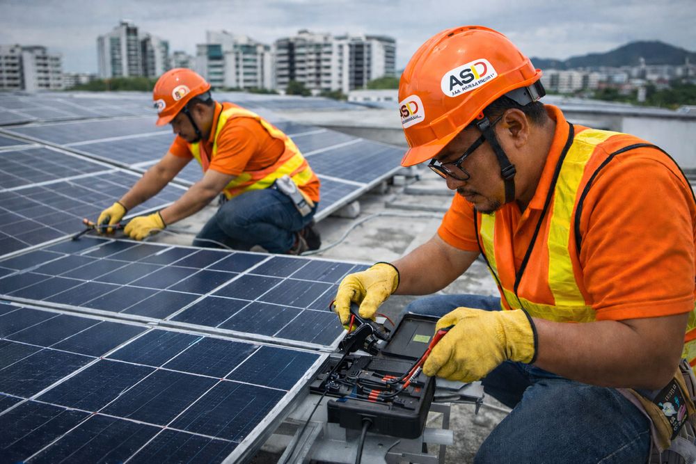 Solar PV installation